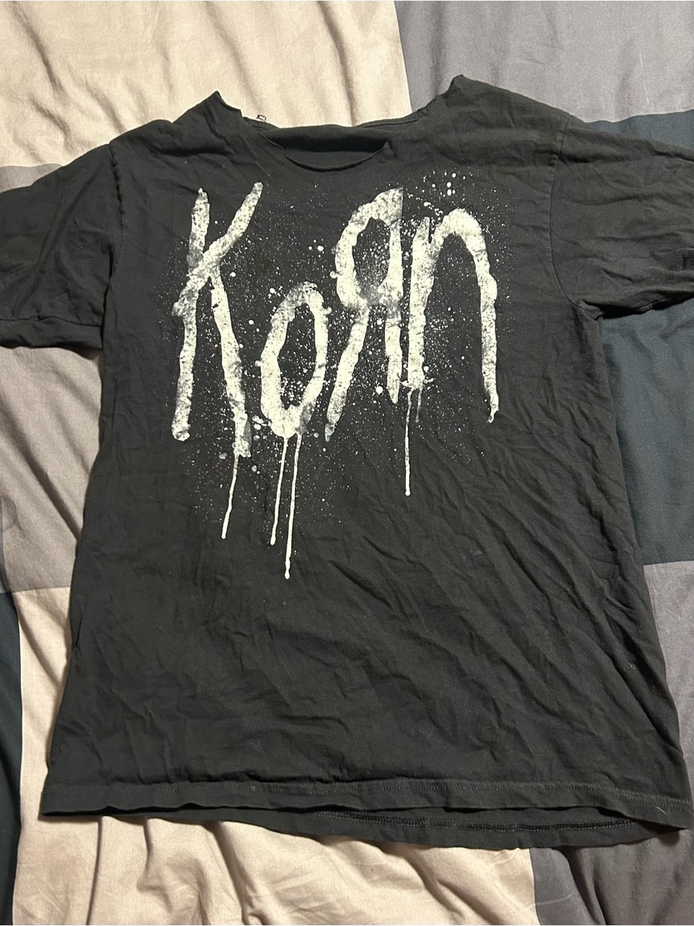 Korn Black Graphic Band Tee